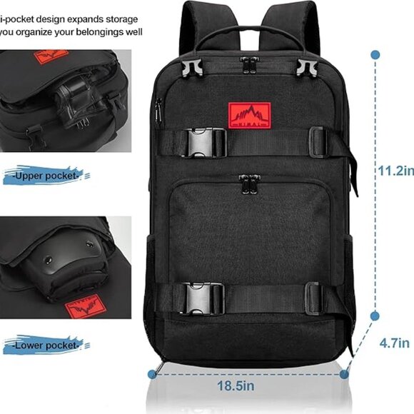 Skateboard Backpack - Picture 5 of 9